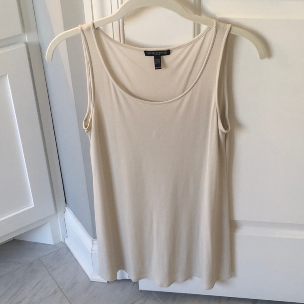Eileen Fisher washable silk tank.